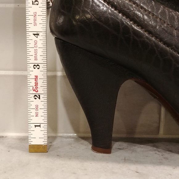 Chie Mihara Keiti Dark Brown Leather Womens 38 Lace Up Ankle Boots Made in Spain - Picture 16 of 16